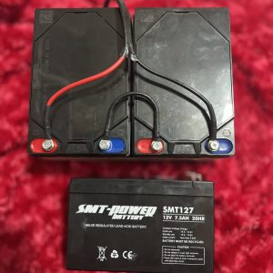 1 SET AKI 12A & 7A, 36V (3 AKI)